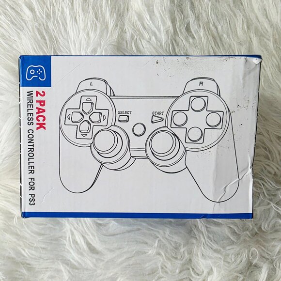 NIB Wireless Controller for PS3- 2pack Compatible with PS3/SLIM - Picture 1 of 7